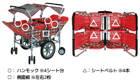 五十畑工業 S-88用4シートセット（4シートカバー・側面板・シート